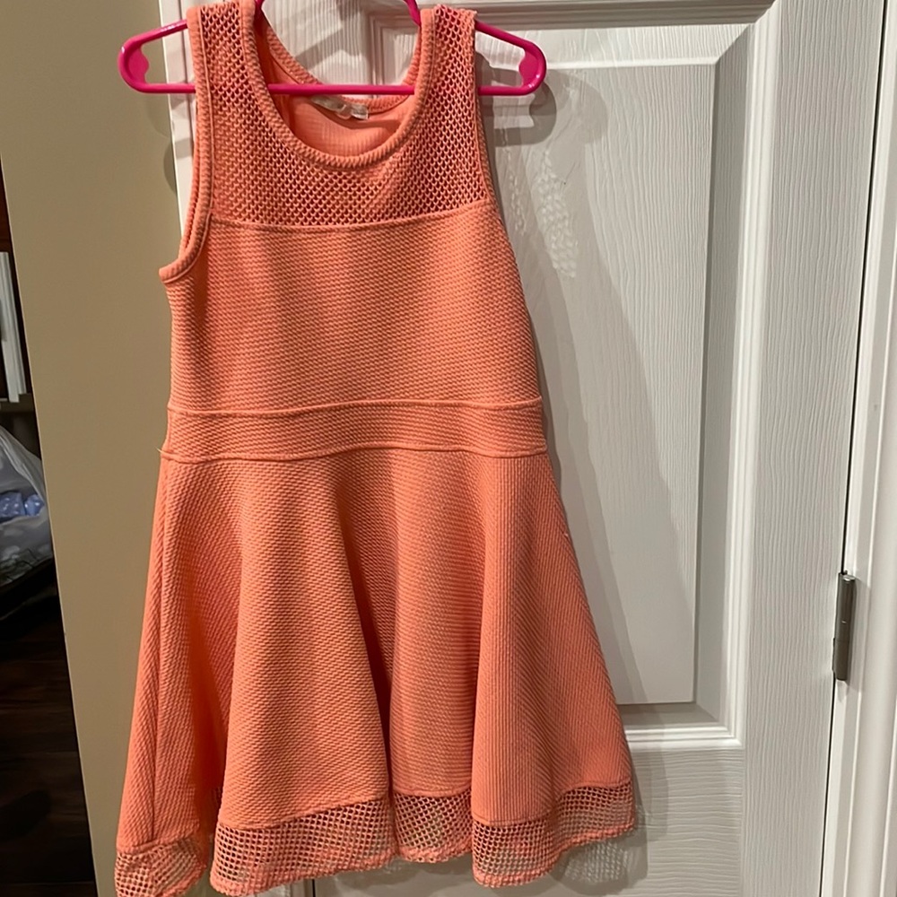 Light pink spring sleeveless dress